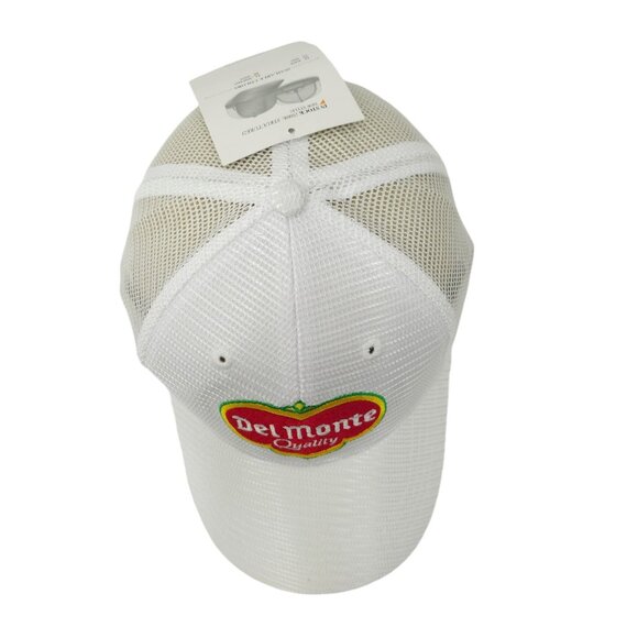 Del Monte Quality Mesh Snapback Cap Embroidered Logo Patch Trucker Baseball Hat - Picture 6 of 13